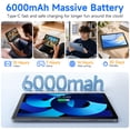 thumbnail image 6 of Digiland 10.1 Inch Octa-Core Processor Tablets for adult ,10GB RAM 64GB ROM 1TB Expand,6000mAh Battery,Wi-Fi,BT 5.0,Dual Camera,GMS,Gray, 6 of 9