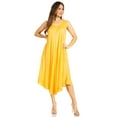 thumbnail image 5 of Sakkas Everyday Essentials Caftan Tank Dress / Cover Up - Orange - One Size, 5 of 5
