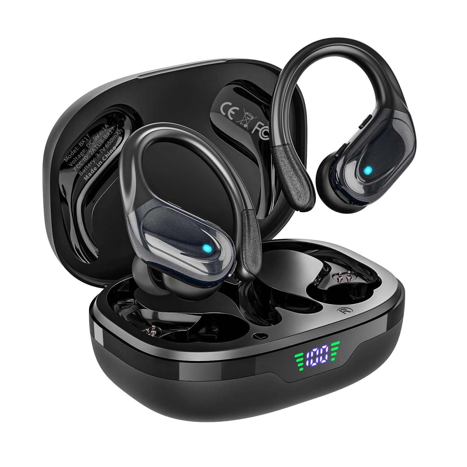 Ziermo Invisible In-Ear Headphones, Noise Blocking Wireless