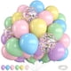 thumbnail image 1 of Globo FEYG, color macarrón pastel, 30 unidades, 12 pulgadas, con cinta, 1 of 8