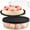 Black, variant on SIGNORA WARE 2-Pack Stackable Airtight Cake & Pie Carrier – 11″ Round, White