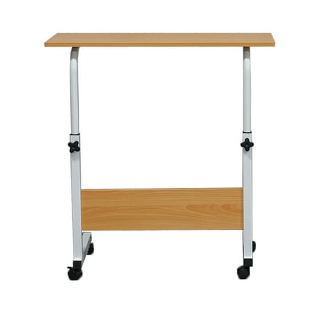 Living Room Desk Living Room Sofa Side Wood Steel Table Height Adjustable Writing Study Desk Bedroom Lady Laptop Table ()