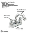 thumbnail image 2 of Llave Mezcladora Baño Lavabo Idrop  Cuerpo Plastico Aluminio Economica, 2 of 4
