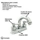 thumbnail image 2 of Llave Mezcladora Baño Lavabo Idrop  Cuerpo Plastico Aluminio Economica, 2 of 4