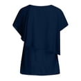 thumbnail image 5 of Maternity Shirts Women's Nursing Shirts for Breastfeeding Summer Solid Short Sleeve Casual Tops Plus Size Pregnancy Clothes for Women, 5 of 7