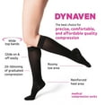 thumbnail image 4 of Sigvaris Dynaven 972 Access Women's 20-30 Closed Toe Knee High Compression Stockings Crispa ML Long, 4 of 4