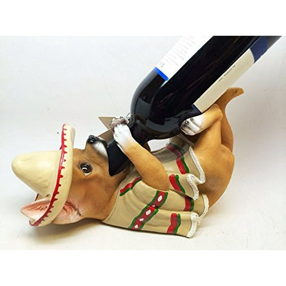 Kitchen Mexican Chihuahua Dog Wine Bottle Holder Salt Pepper Shakers Kitchen Mexican Chihuahua Dog Wine Bottle Holder Salt Pepper Shakers