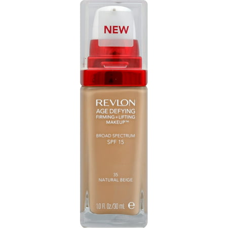 Revlon Age Defying Firming + Lifting Makeup, Natural Beige [35] 1 (Best Age Defying Foundation Makeup)