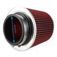 thumbnail image 3 of 90mm Air Filter Intake Cleaner Reusable Washable with Clamps Filter Out Impurities Universal, 3 of 4