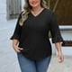 thumbnail image 2 of Chaqueta deportiva,Camiseta de manga corta para mujer, cuello redondo, informal, de poliéster, ligera, suave y cómoda, ideal para uso diario en casa, sopatenor, 2 of 9