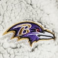 thumbnail image 5 of Women's G-III 4Her by Carl Banks Gray Baltimore Ravens Sherpa Quarter-Zip Pullover Jacket, 5 of 5
