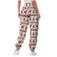 thumbnail image 4 of UngA Christmas Sweatpants for Women High Waisted Baggy Sweatpants Jogger Holiday Christmas Pajamas Pants with Pockets Sweatpant for Women,Size XXL, 4 of 6
