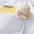 thumbnail image 2 of Penkiiy Baby Hats Bucket Hat Kids Summer Bowknot Beach Sun Protection Hats for Girls Beige Hat for One Size, 2 of 2