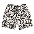 thumbnail image 3 of Uemuo Heart Leopard Pattern Men's Swim Trunks Hawaiian Beach Bathing Suit Swimsuits Beach Quick-Dry Shorts with Pockets-XX-Large, 3 of 9