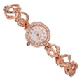thumbnail image 4 of EeaseMX Reloj digital para mujer, reloj de pulsera de moda, reloj de cuarzo delicado, decoración de muñeca con diamantes de imitación, oro rosa, 4 of 7