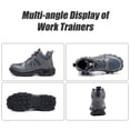 thumbnail image 6 of AUXDIQ Work Shoes Men Women Breathable Steel Toe Cap Industrial Trainers Lightweight Construction Sneakers Sport Shoes, 6 of 6