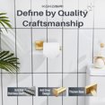 thumbnail image 3 of KOKOSIRI Toilet Paper Holder Tissue Paper Dispenser for Bathroom Toilet Roll Holder Wall Mounted, Brushed Gold Stainless Steel B2008BG, 3 of 6