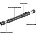 thumbnail image 2 of Luz de antorcha, 5 unidades de mini luz de trabajo, linterna led portátil 200 lúmenes de 2 pilas alcalinas AAA, fuente de alimentación para bricolaje (no incluido), trabajo y emergencia Feliz Sencillez, 2 of 5