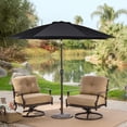 thumbnail image 2 of Outdoor 10FT Patio Umbrella Patio Market Umbrella with Crank Deep Red, 2 of 5
