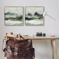 thumbnail image 2 of Stupell Industries Somber Abstract Landscape Mountain Scenery Watercolor Details Painting Gray Framed Art Print Wall Art, Set of 2, Design by Carol Robinson, 2 of 8