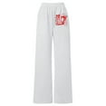 thumbnail image 3 of Tiijoy Big Girls Sweatpants Loose Straight Leg Pants Soft Sports Trousers, Sizes 4-16, 3 of 3
