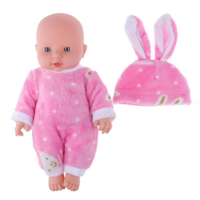Muñeca Reborn de Vinilo Completo 30 Cm Baoblaze Muñeca Y Traje para Bebé Recién Nacido