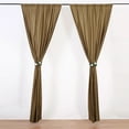 thumbnail image 2 of Balsa Circle 10 feet x 10 feet Polyester Professional Backdrop Curtains Taupe, 2 of 8