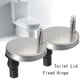 thumbnail image 5 of Kit de fijación de asiento de inodoro Sailing tornillos y bisagras acero inoxidable 6 cm, 5 of 5