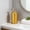 Gold, variant on Refillable Pump Dispenser, 16.9 Oz, Plastic Bottle for Bathroom, Kitchen, Office Countertop, Reusable, Recyclable, Suitable for Soap, Hand Care, Shower Products