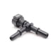 thumbnail image 5 of Kenally Conector de línea eficiente negro para respuesta del acelerador Conector de línea de fueloil Conexión sin esfuerzo Conector de negro 2piezas, 5 of 6