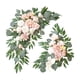 thumbnail image 3 of 2 piezas de arco de boda con flores y dintel de puerta con hojas verdes para decoración floral artificial rosa, 3 of 9