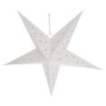 thumbnail image 1 of KAKOWELY Pantalla de papel para lámpara con forma de estrella, cubierta para lámpara de araña para sala de estar, 1 of 4