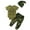 Army Green, variant on Dooleck Auntie Baby Boy Clothes Camo Outfit Short Sleeve Bodysuit Camouflage Pant Set