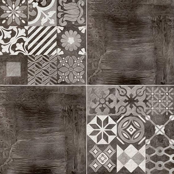 Cateissary 20x pegatinas de papel para azulejos de pared no dañinas paredes con estilo pegatinas de azulejos de baño pegatinas de pared de Decoración del hogar LLORAR024