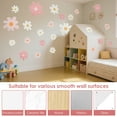 thumbnail image 5 of Hvxrjkn 12 Sheets 34 Pieces Daisy Flower Wall Stickers Stick Floral Decal Removable Reusable Flower Decal for Home Bedroom Living Room Wall Decor, 5 of 9