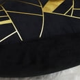 thumbnail image 7 of REGALWOVEN Gold Stamping Decorative Throw Pillowcase 18"x18" Square Cushion Cover, #10, 7 of 7