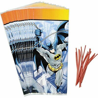 Batman Treat and Candy Bags - 16 Count - 1912-5140 - National Cake Supply