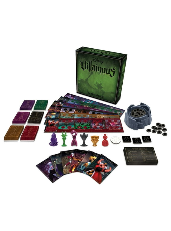Ravensburger Disney Villainous: The Worst Takes It All Strategy Board Game for Age 10 & Up - 2019 TOTY Game of The Year Award Winner / Open BOX
