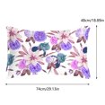 thumbnail image 6 of IMossad Queen Satin Silk Pillowcase Pack of 2,Floral Silky Pillowcases for Hair and Skin,Soft Bird Flower Queen Pillow Cover with Zipper(20"X30"), 6 of 8