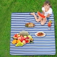 thumbnail image 7 of Clearance! Boovnll Picnic Blanket, 59x79" Extra Large Thicken Waterproof Portable Foldable Thicken Picnic Blanket, Beach Blanket, for Outdoor, Beach, Camping, Travel, Grass, Outdoor Blanket, 7 of 7