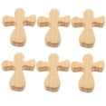 thumbnail image 4 of KAKOWELY 6Pcs Wooden Cross Ornaments 2.6X1.9X0.5In for Praying and Meditating Home Decor, 4 of 8