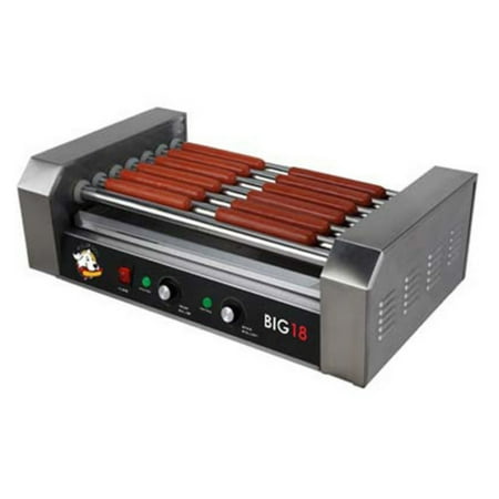 RollerDog Big 18 Stainless Steel Hotdog Roller with Drip Tray