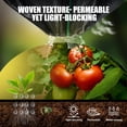 thumbnail image 3 of Weed Barrier Fabric, Heavy Duty Woven Polypropylene Landscape Fabric, Blocks Weeds, Air & Water Permeable for Gardens, Flower Beds, Pathways （3x30ft）, 3 of 7
