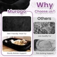 thumbnail image 6 of GlowPlume Human Dog Bed for Adults, 71"x43"x10" Human Size Dog Bed, Orthopedic, Waterproof Removable Washable Cover, Soft Calming Lounger for People & Pets, Black, 6 of 8