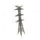 thumbnail image 2 of Modelo de torre de transmisión a escala 1/200. Proyecto de modelismo en miniatura. Estructura y arquitectura. Estilo A, 2 of 9