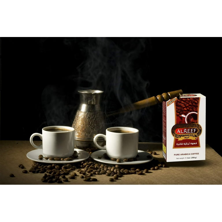 Alreef Ground Pure Arabica Turkish Coffee 7.1 oz - Walmart.com