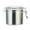 B, variant on Stainless Steel Airtight Canister Food Storage Container Sugar Tea Coffee Cookies Snacks Kitchen Jar with Clear Lid and Locking Clamp