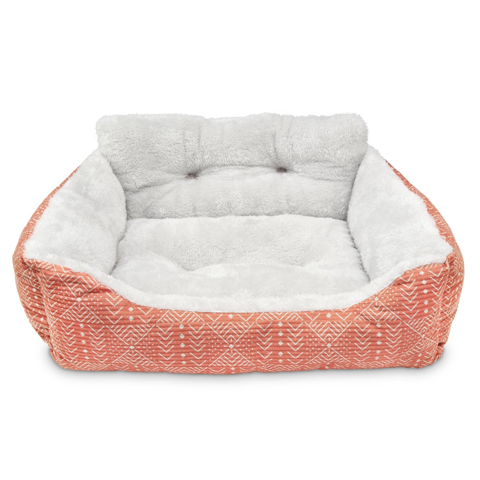 Vibrant Life Lounge Style Pet Bed, Small, Pink