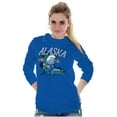 thumbnail image 4 of Alaska AK Last Frontier Smurfs Long Sleeve TShirt Men Women Brisco Brands M, 4 of 6
