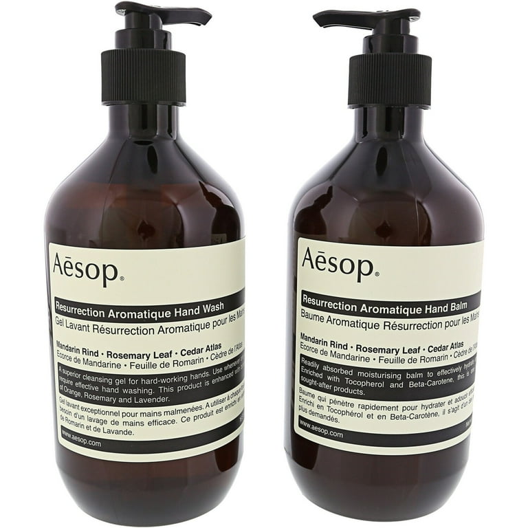 Aesop Resurrection Hand Care Kit Duo, Hand Cleanser and Balm Gift